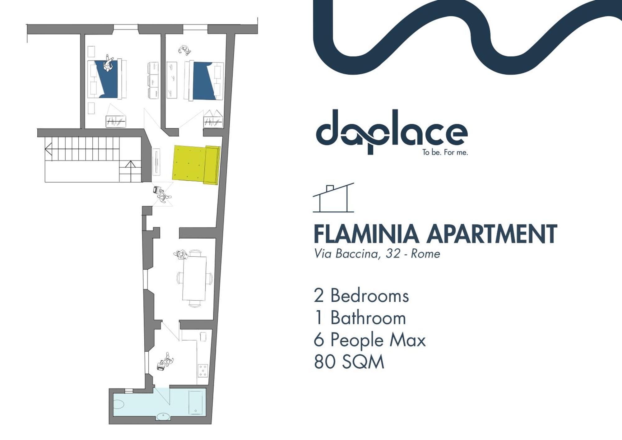 Daplace - Flaminia Apartment Rom Exterior foto